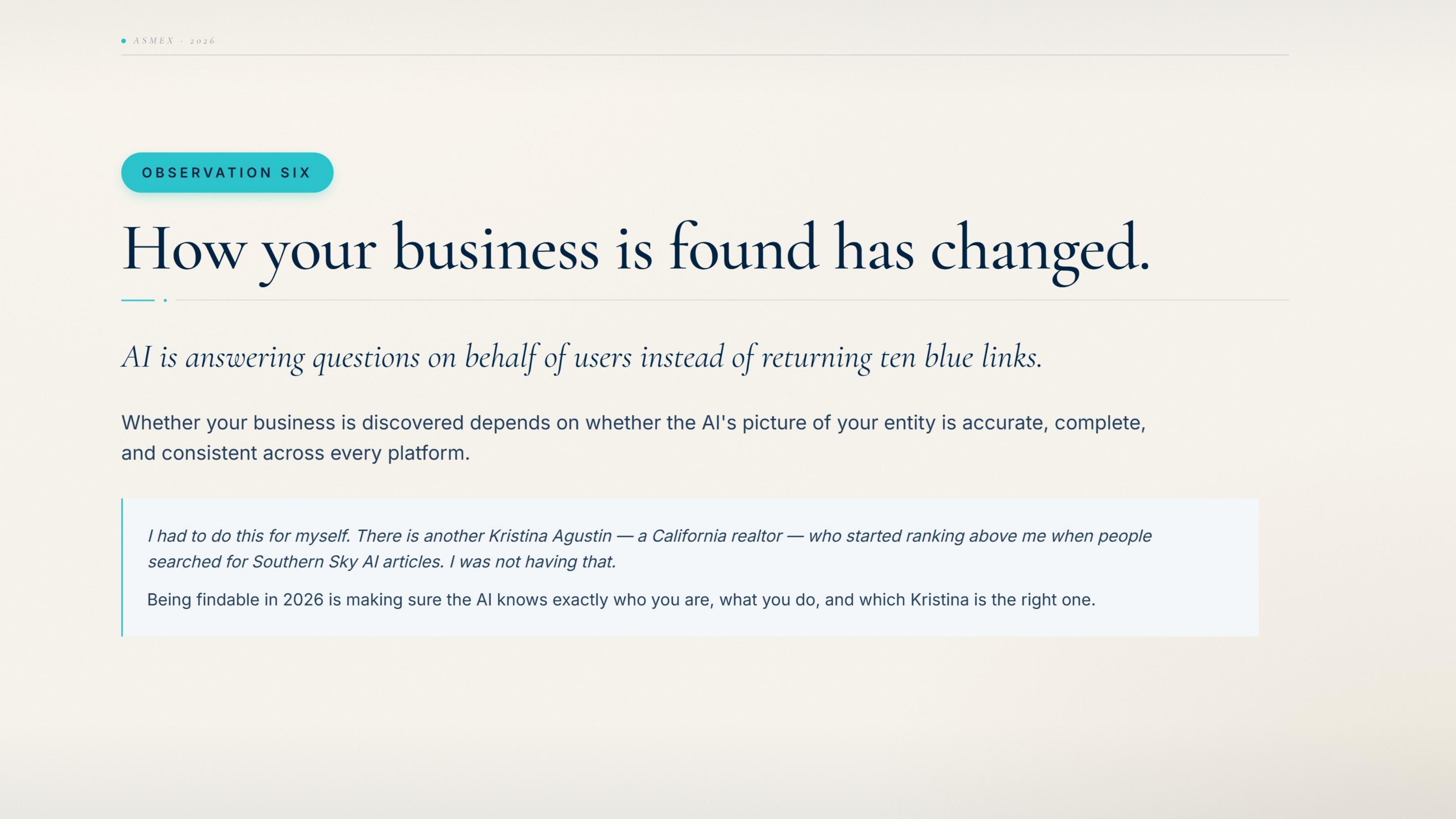 How your business is found has changed.